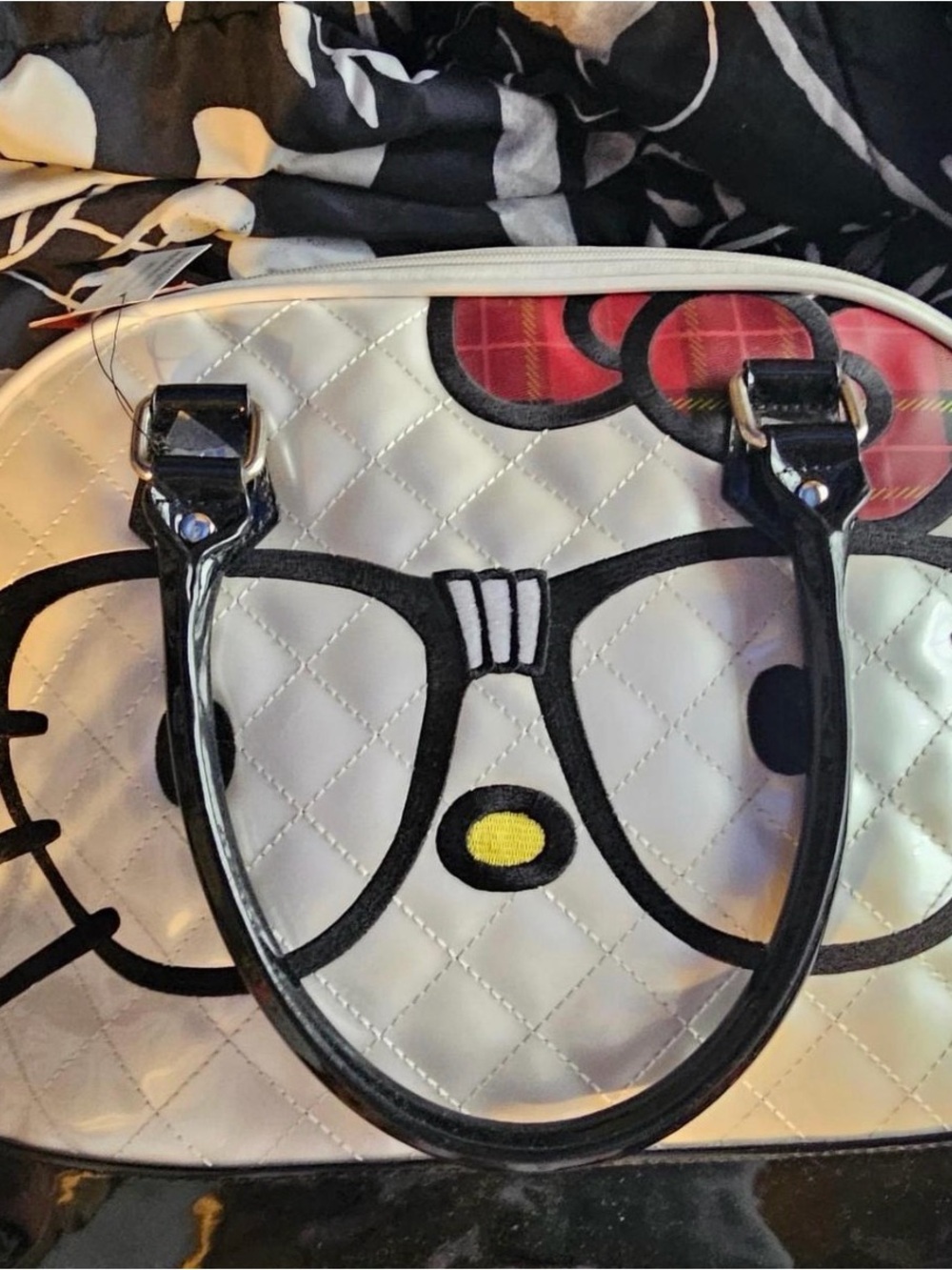 Hello Kitty Quilted Satchel Bag